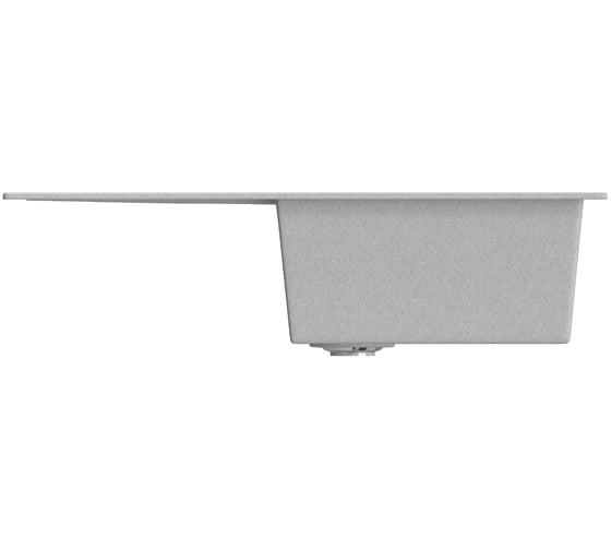 Мойка mixline ML-GM31 с крылом, серая, 310, 495х770х190 мм 537714