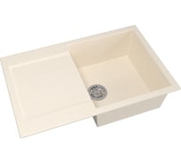 Мойка mixline ML-GM31 с крылом, бежевая, 328, 495х770х190 мм 537710