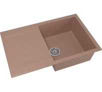 Мойка mixline ML-GM31 с крылом, терракотовая, 307, 495х770х190 мм 537716