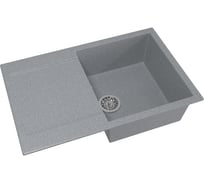 Мойка mixline ML-GM31 с крылом, темно-серая, 309, 495х770х190 мм 537715