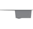 Мойка mixline ML-GM31 с крылом, темно-серая, 309, 495х770х190 мм 537715 3