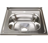 Мойка mixline 50х50х16 см, 0.6, выпуск 3 1/2, с сифоном 527973
