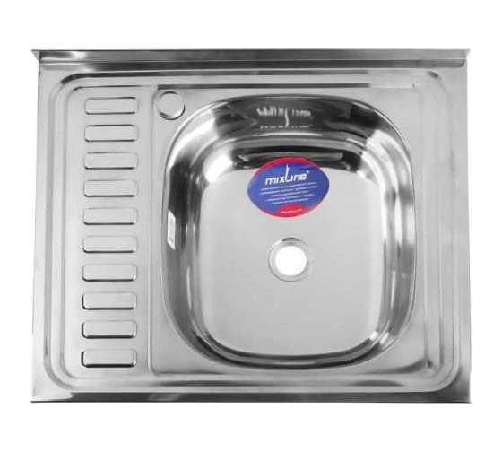 Мойка mixline 50х60х16 см, 0.4, правый выпуск 1 1/2 538191