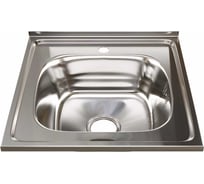Мойка mixline 50х50х18 см, 0.8, выпуск 3 1/2, с сифоном, без гофры 527972