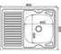 Мойка mixline 60х80х16 см, 0.4, левый выпуск 1 1/2 527970 4