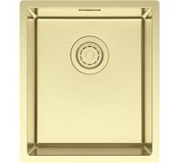 Мойка Paulmark LASSAN 38 UNI, нерж. сталь, светлое золото, 380x440мм LA38-LG