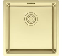 Мойка Paulmark LASSAN 44 UNI, нерж. сталь,, светлое золото, 440x440мм LA44-LG
