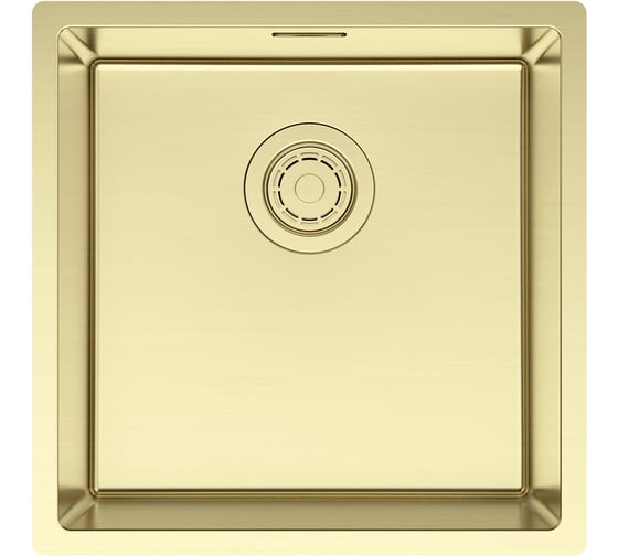 Мойка Paulmark LASSAN 44 UNI, нерж. сталь,, светлое золото, 440x440мм LA44-LG
