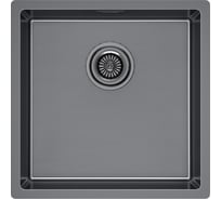 Мойка Paulmark LASSAN 44 UNI, нерж. сталь,, вороненая сталь, 440x440мм LA44-GM