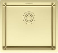 Мойка Paulmark LASSAN 49 UNI, нерж. сталь, светлое золото, 490x440мм LA49-LG