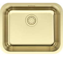 Мойка Paulmark VELLO 53 UNI, нерж. сталь, светлое золото, 533x433мм VE53-LG