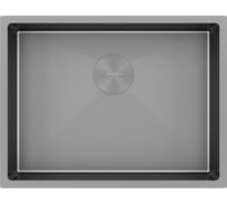 Мойка Paulmark нерж. сталь NEXT 58 UNI, матовый серый, 580x440мм, 1.2мм PM215844-MG
