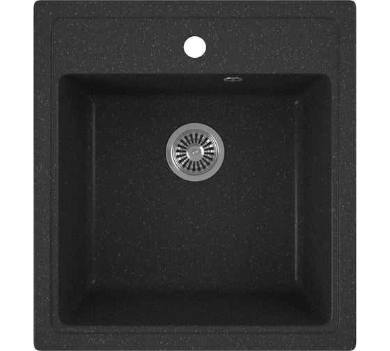 Мойка кухонная GreenStone черная GRS-01-308