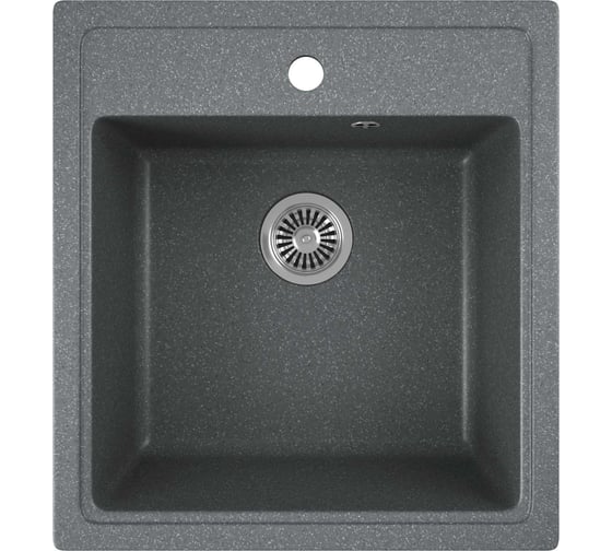 Мойка кухонная GreenStone темно-серая GRS-01-309