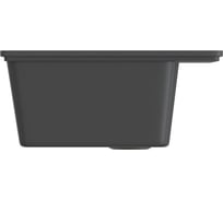 Мойка MIXLINE ML-GMS21 СТАНДАРТ прямоугольная, черный (308), 565x505x200мм 554868