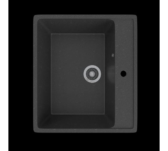 Мойка MIXLINE ML-GMS21 СТАНДАРТ прямоугольная, черный (308), 565x505x200мм 554868