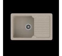 Мойка MIXLINE ML-GMS24 СТАНДАРТ с крылом, песочный (302), 765x490x200мм 554871