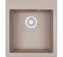 Кухонная кварцевая мойка GRANULA GR-4651 465х510 мм, антик