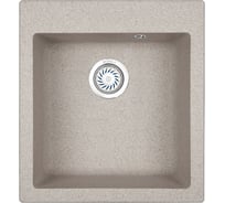 Кухонная кварцевая мойка GRANULA GR-4651 465х510 мм, классик