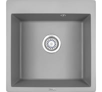 Кухонная кварцевая мойка GRANULA GR-5102 алюминиум