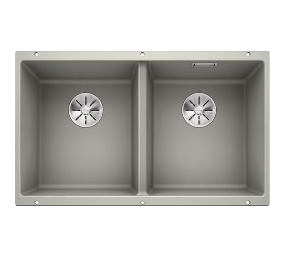 Мойка Blanco SUBLINE 350 350 U SILGRANIT жемчужный, с отводной арматурой InFino 523577