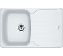 Мойка FRANKE AZG 611-78 стоп-вентиль, белый 114.0537.768