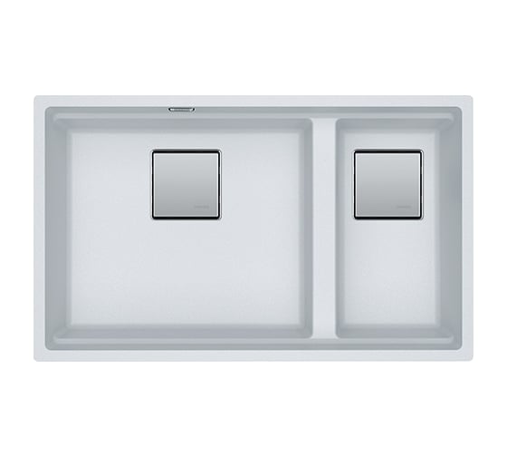 Мойка FRANKE KNG 120 белый, миска и rollmat в комплекте 125.0528.638 1