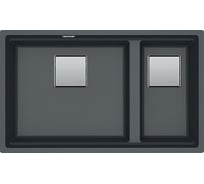 Мойка FRANKE KNG 120 графит, миска и rollmat в комплекте 125.0528.635