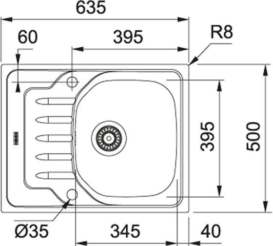 Мойка FRANKE OLL 611-63 101.0607.159