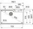Мойка FRANKE UBG 610-78 серый камень 114.0595.797 5