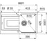 Мойка FRANKE UBG 611-86 графит 114.0595.357 2