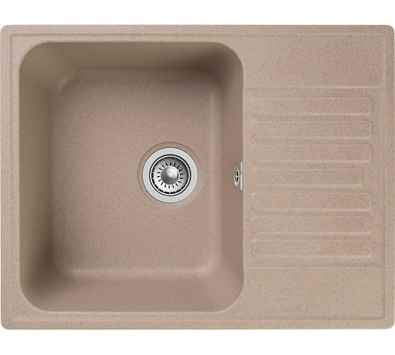 Мойка GRANFEST QUARZ GF-Z 13 чаша с крылом, 620х480 мм, песок 444899