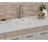 Мойка для кухни Bauedge BAU Dream White snow D 50, выпуск с сифоном в комплекте, белый снег GR0110 3