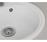 Мойка для кухни Bauedge BAU Dream White snow D 44, выпуск с сифоном в комплекте, белый снег GR0102 5