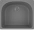 Мойка для кухни Bauedge BAU Mif Gray stone 59x51, выпуск с сифоном в комплекте, серый камень GR0136 1