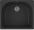 Мойка для кухни Bauedge BAU Mif Black stone 59x51, выпуск с сифоном в комплекте, черный камень GR0138 1