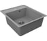 Мойка для кухни Bauedge BAU Stil Pro 43x49, без выпуска, серый камень PR0005 3