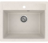 Мойка для кухни Bauedge BAU Stil Pro 57x50, без выпуска, белый песок PR0009