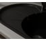 Мойка для кухни оборачиваемая овальная Bauedge BAU Nimb Black stone 75x48, выпуск с сифоном в комплекте, черный камень GR0145 5