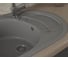 Мойка для кухни оборачиваемая овальная Bauedge BAU Nimb Gray stone 78x50, выпуск с сифоном в комплекте, серый камень GR0146 5