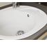 Мойка для кухни оборачиваемая овальная Bauedge BAU Nimb White snow 58x47, выпуск с сифоном в комплекте, белый снег GR0140 5