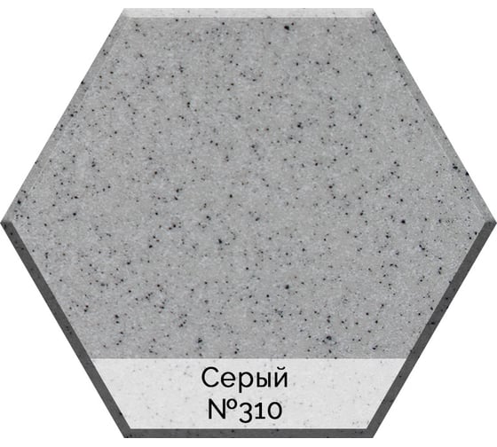 Кухонная мойка AquaGranitEx серая M-31 310