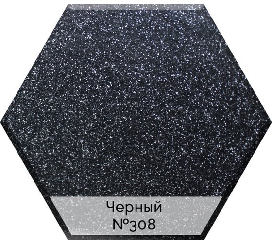 Кухонная мойка AquaGranitEx черная M-31 308
