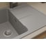 Мойка для кухни оборачиваемая с крылом Bauedge BAU Stil Gray stone 76x50, выпуск с сифоном в комплекте, серый камень GR0163 4