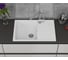 Мойка для кухни оборачиваемая с крылом Bauedge BAU Stil White snow 75x50, выпуск с сифоном в комплекте, белый снег GR0156 3