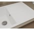 Мойка для кухни оборачиваемая с крылом Bauedge BAU Stil White snow 77x50, выпуск с сифоном в комплекте, белый снег GR0160 4
