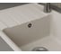 Мойка для кухни с крылом Bauedge BAU Stil Pro 60x42 без выпуска, белый песок PR0011 6
