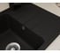 Мойка для кухни с крылом Bauedge BAU Stil Pro 60x42 без выпуска, черный камень PR0012 6