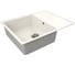 Мойка для кухни с крылом Bauedge BAU Stil Pro 65x50 без выпуска, белый песок PR0013 3