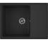 Мойка для кухни с крылом Bauedge BAU Stil Pro 65x50, без выпуска, черный камень PR0014 2